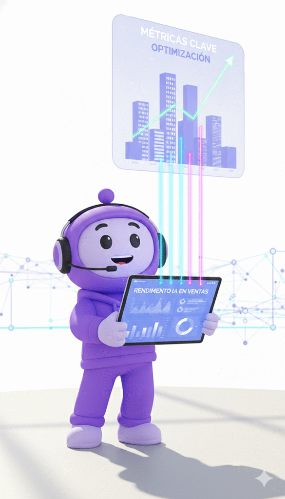 Descubre cómo medir el exito de la IA en ventas realmente funciona. KPIs clave, métricas que importan y cómo conectar la IA con resultados reales de negocio.