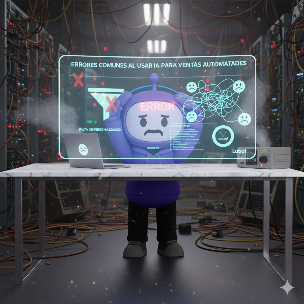 Descubre los errores más frecuentes al implementar IA para ventas automatizadas y aprende estrategias efectivas para evitar perder leads y maximizar tus resultados de ventas.