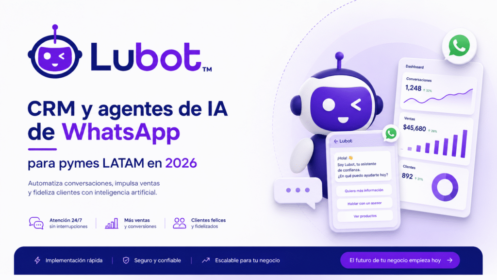 Los mejores CRM y agentes de IA de WhatsApp para pymes LATAM en 2026: guía definitiva