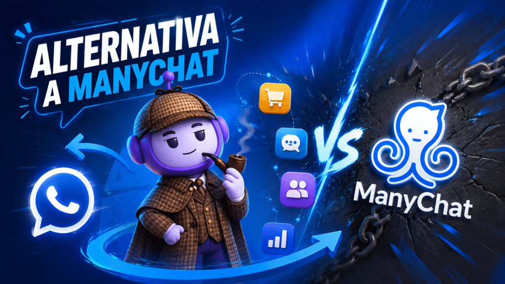 Buscar alternativas a ManyChat para vender por WhatsApp es cada vez más común desde que la plataforma cambió su modelo de precios en marzo de 2026, pasando a cobrar por contactos activos en vez de acumulados. 