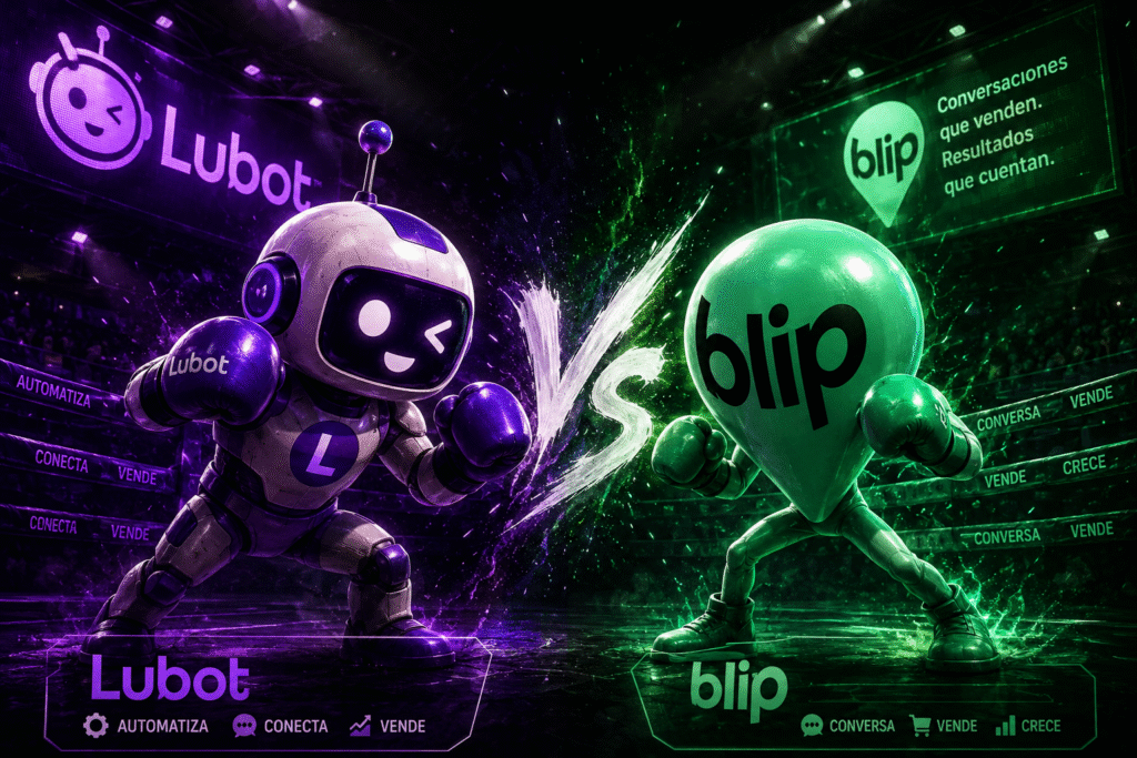 Lubot vs Blip: la comparación detallada para vender por WhatsApp en 2026