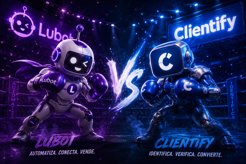 Lubot vs Clientify: la comparación práctica para vender por WhatsApp en 2026
