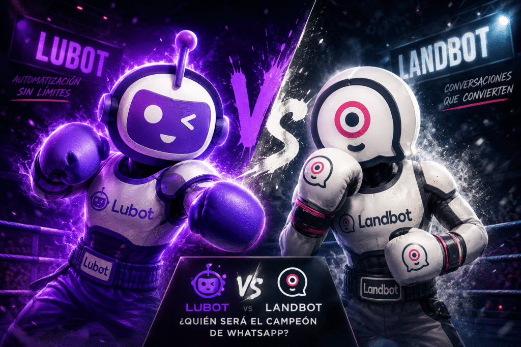 Lubot vs Landbot: la comparación honesta para vender por WhatsApp en 2026