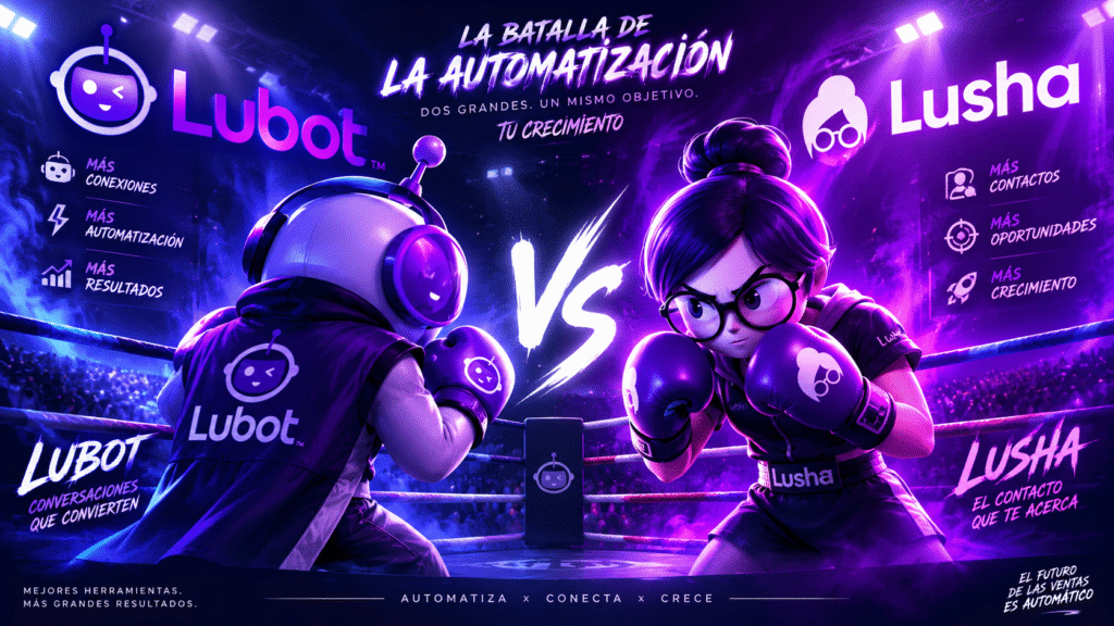 Lubot vs Lusha: la comparación precisa para enriquecer tus datos en 2026