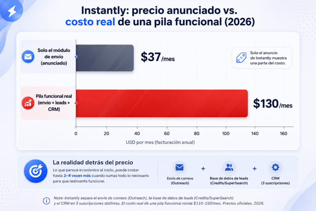 Lubot vs Instantly: la comparación reveladora sobre el verdadero costo del email en frío en 2026
