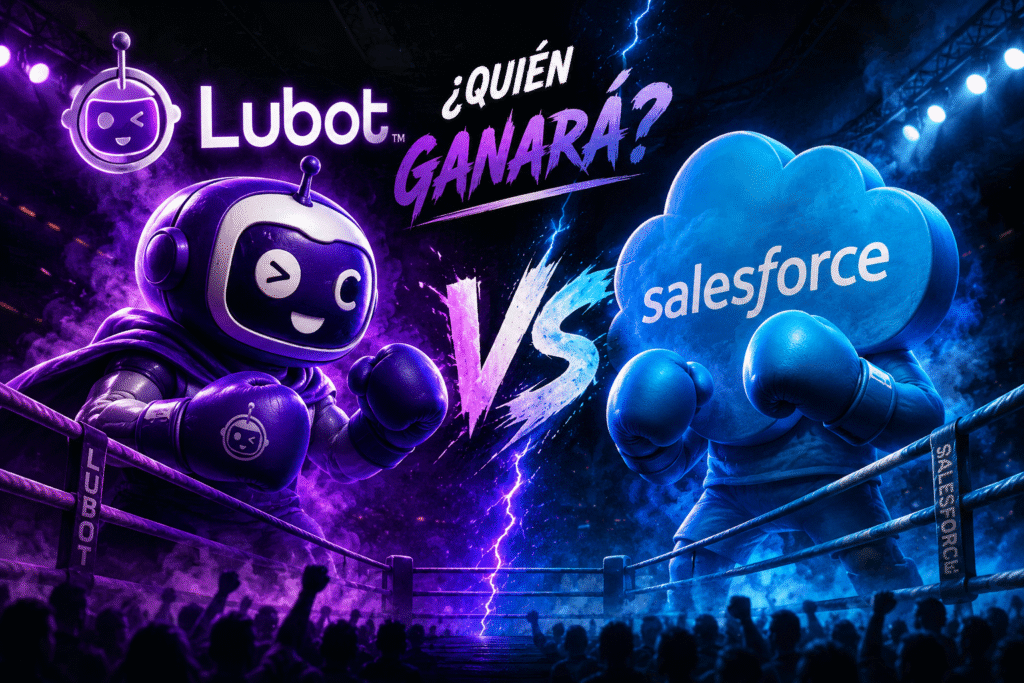 Lubot vs Salesforce: la comparación sincera para vender por WhatsApp en 2026