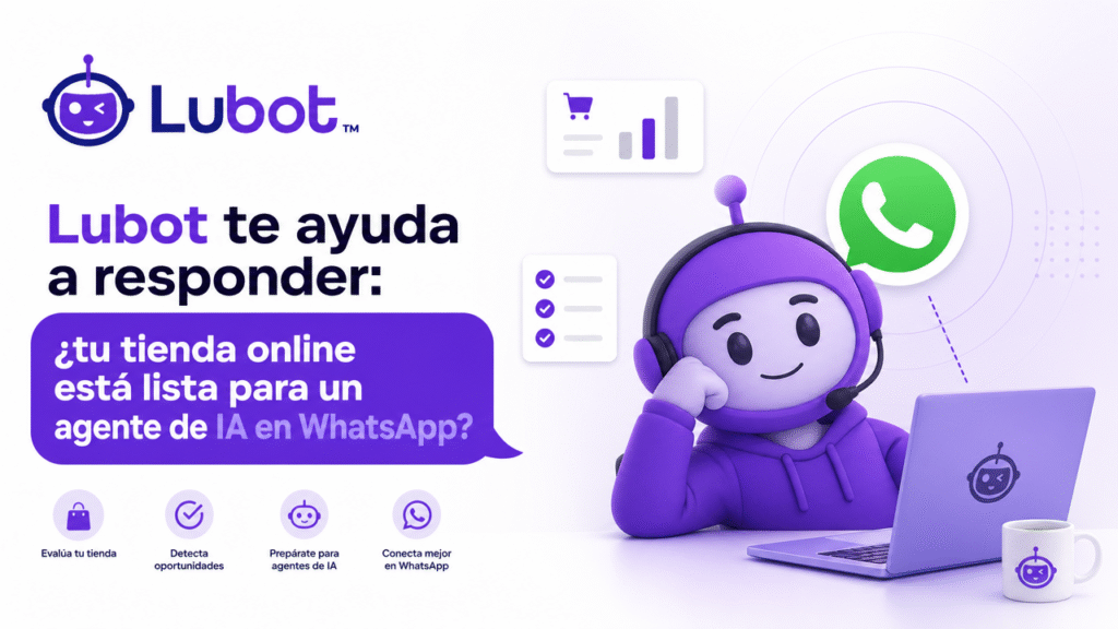 Lubot te ayuda a responder: ¿tu tienda online está lista para un agente de IA en WhatsApp?
