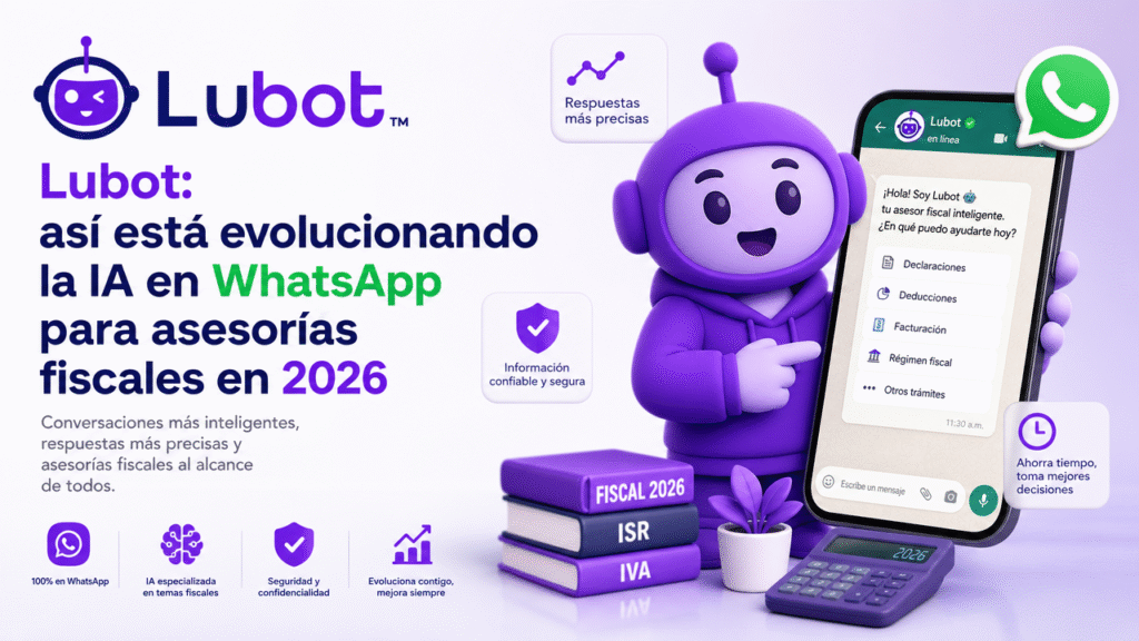 Lubot: así está evolucionando la IA en WhatsApp para asesorías fiscales en 2026